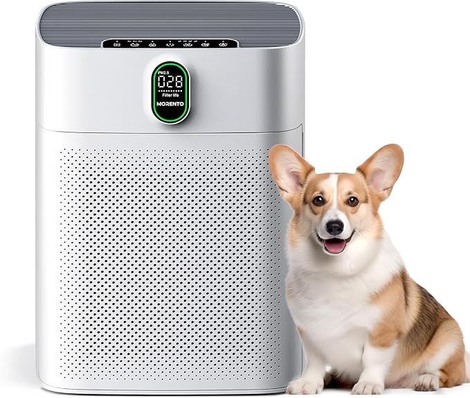 MORENTO Air Purifiers for Home Large Room up to 1076 Sq Ft by MORENTO