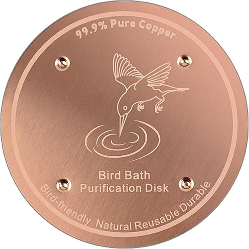 1 Pcs Copper Disc for Bird Bath | 99.99% Pure Copper Plate & Birdbath Disk | by Unknown