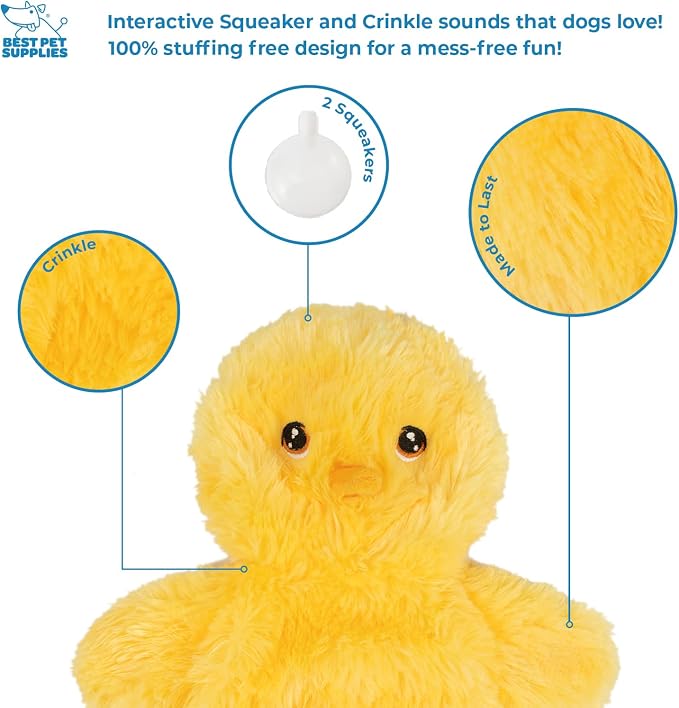 Best Pet Supplies Interactive Squeaky Dog Chew Toy, Ideal Dog Toys - Image 3