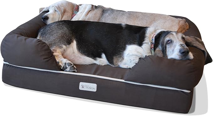 PetFusion Ultimate Dog Bed, Orthopedic Memory Foam, Medium Firmness Pillow by PetFusion