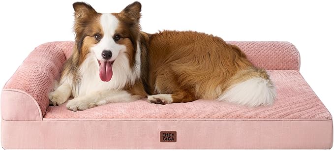 EHEYCIGA XL Dog Bed Memory Foam by EHEYCIGA