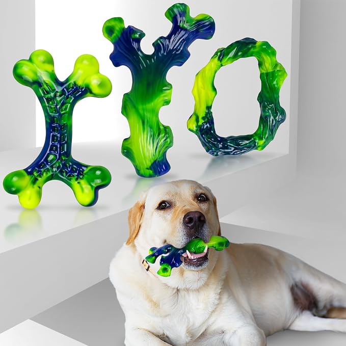 3-Pack Indestructible Nylon Dog Chew Toys - Image 8