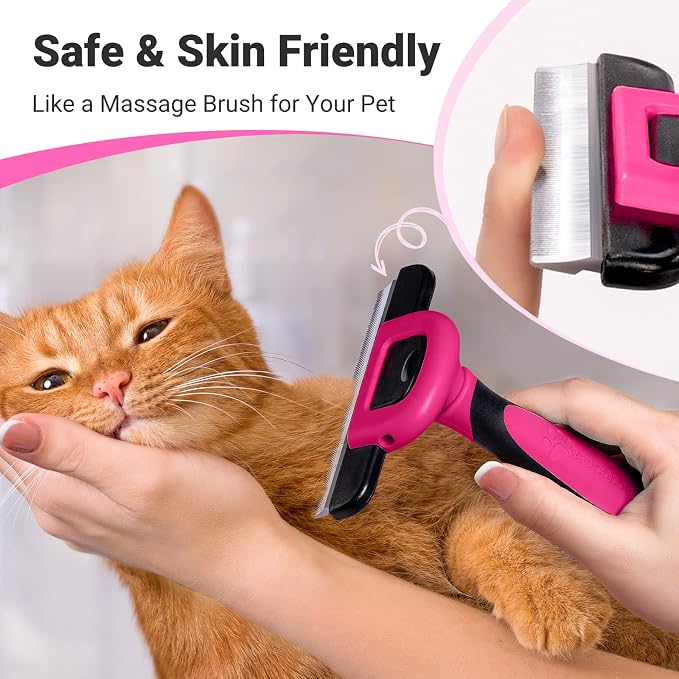 MIU COLOR Pet Grooming Brush, Deshedding Tool - Image 5