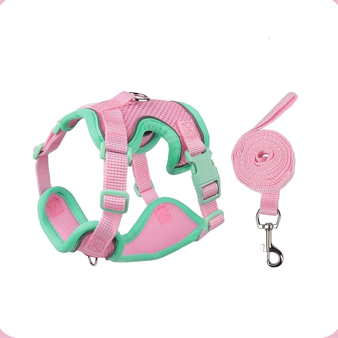 Cat Harness and Leash Set for Walking – Escape-Proof Reflective Vest for Cats by Muejjur