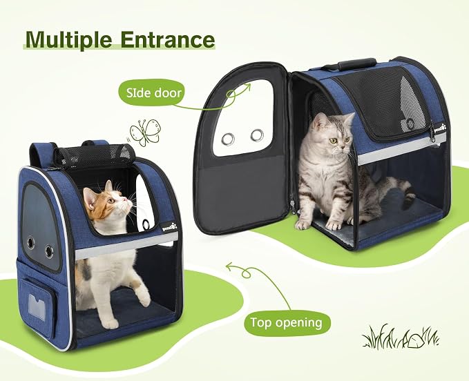 Pecute Pet Carrier Backpack, Cat Backpack Carrier, Expandable - Image 5