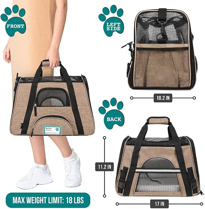 PetAmi Airline Approved Pet Carrier - Image 2
