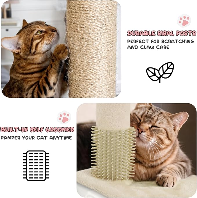 MoNiBloom 54 Inch Cat Tree Tower - Image 6