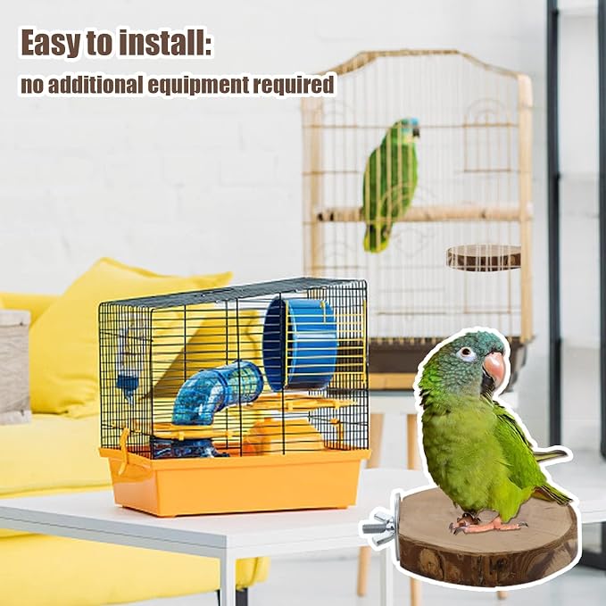 8 PCS Natural Bird Perch Set - Image 8
