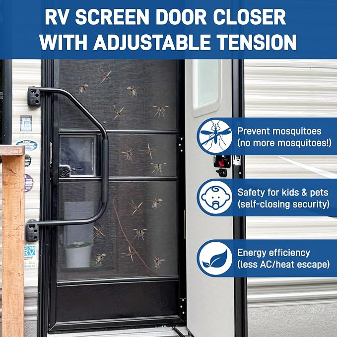 JERBOR RV Screen Door Closer - Image 7