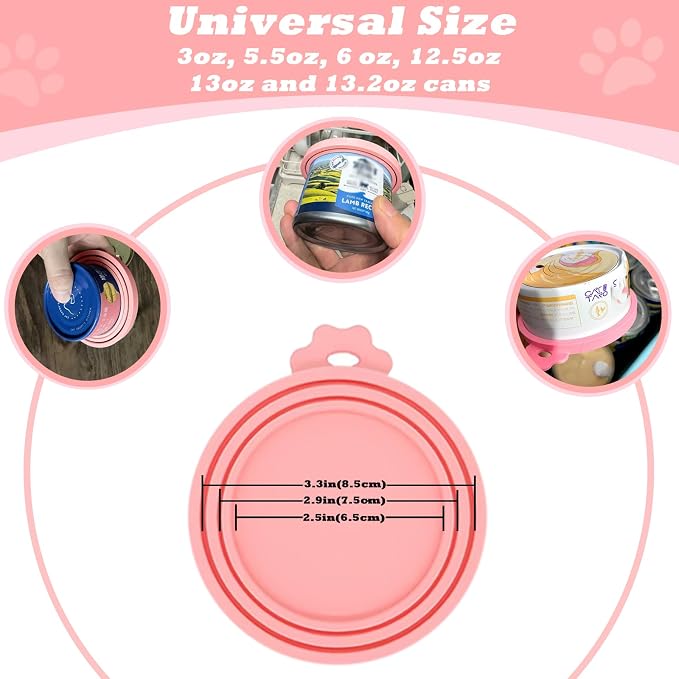 Cat Treat Spoon & 3 Pcs Can Lids | Cat Strip Feeder Squeeze - Image 6