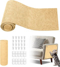 Cat Scratch Mat, 118.5"x17.4" Trimmable Self-Adhesive Cat Scratch Furniture by GMEZZO