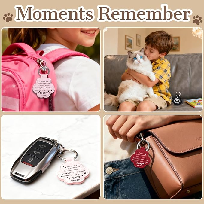 Eunigem Personalized Pet Hair Keychain - Image 6