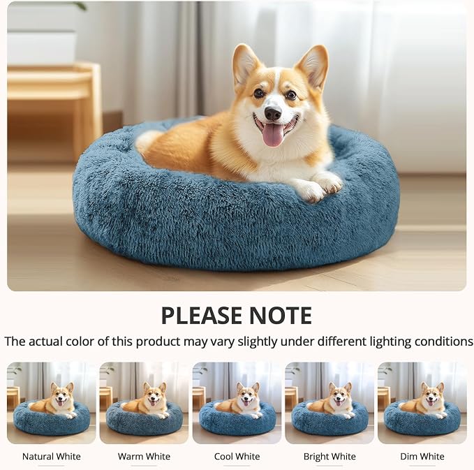 JOLLYVOGUE Calming Small Dog & Cat Bed - Image 8