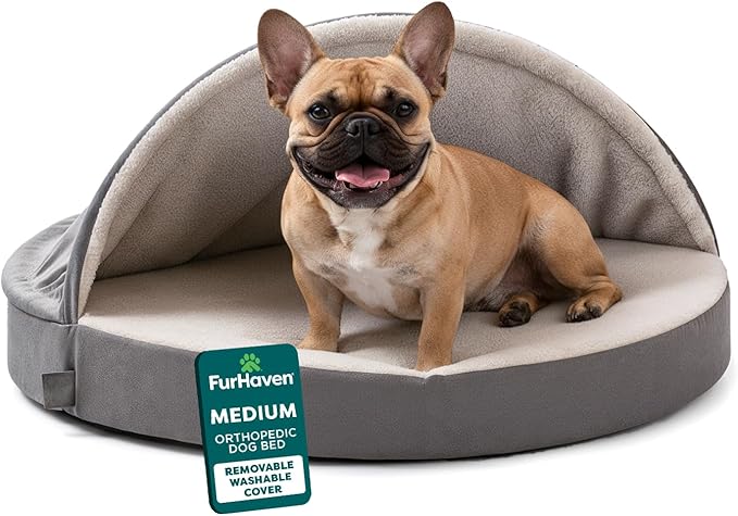 Furhaven 26" Round Orthopedic Dog Bed by FurHaven