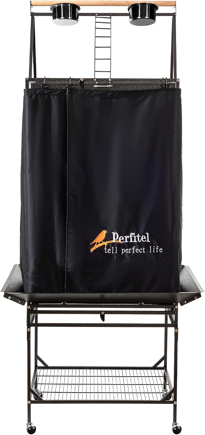 Bird Cage Cover Good Night Birdcage Cover Black-Out Birdcage Cover Durable by Perfitel-tellperfectlife