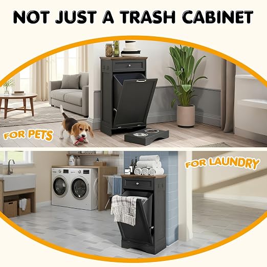 Tilt Out Trash Can Cabinet - Image 8