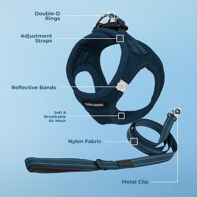 Best Pet Supplies Voyager Step-in Air All Weather Mesh Harness and Reflective - Image 3