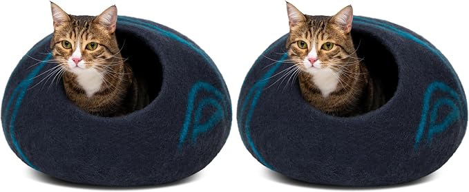 MEOWFIA Cat Cave – Premium Felt Cat Bed by MEOWFIA