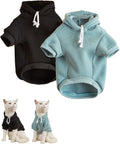 QWINEE Basic Dog Hoodie Sweatshirt Puppy Sweater Warm Cat Costumes Pet Clothes by QWINEE