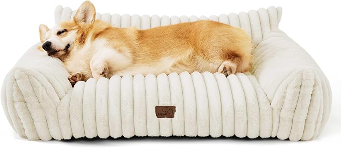 Bedsure ComfyFleece™ Cute Dog Couch by BEDSURE