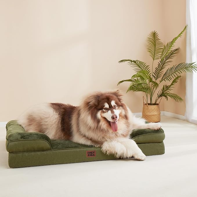 EHEYCIGA Orthopedic XL Dog Beds, Waterproof Memory Foam Dog Bed - Image 8