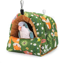 Wontee Bird Nest House Winter Warm Snuggle Hut Bird Bed Hanging Hammock by Wontee