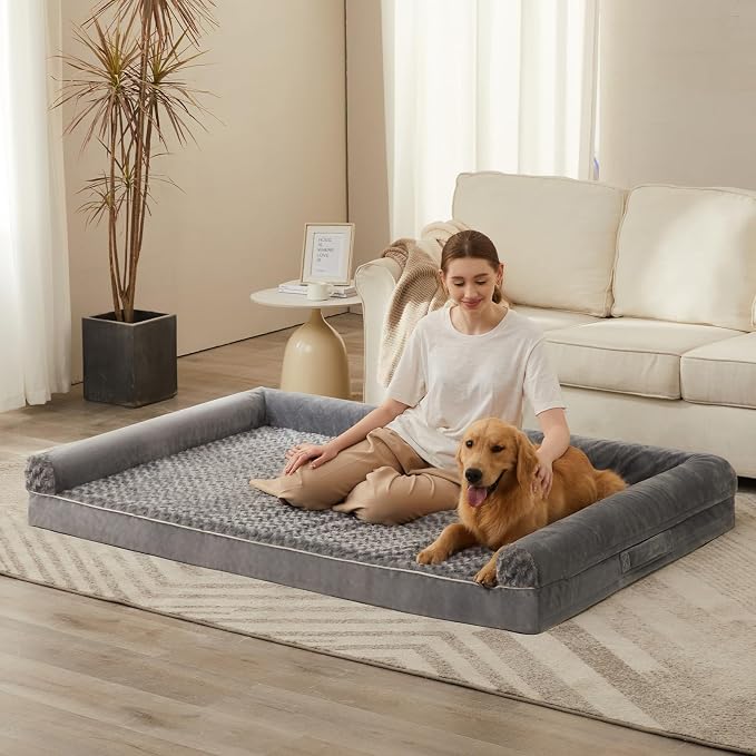 BFPETHOME Dog Beds for Large Dogs, Orthopedic Dog Bed for Medium Large Dogs by BFPETHOME