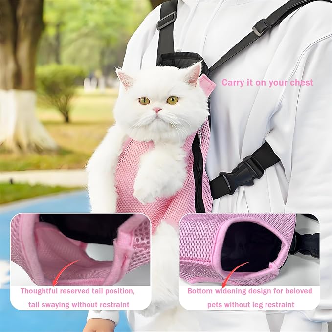 Pet Carrier Backpack, Adjustable Pet Front Carriers - Image 5