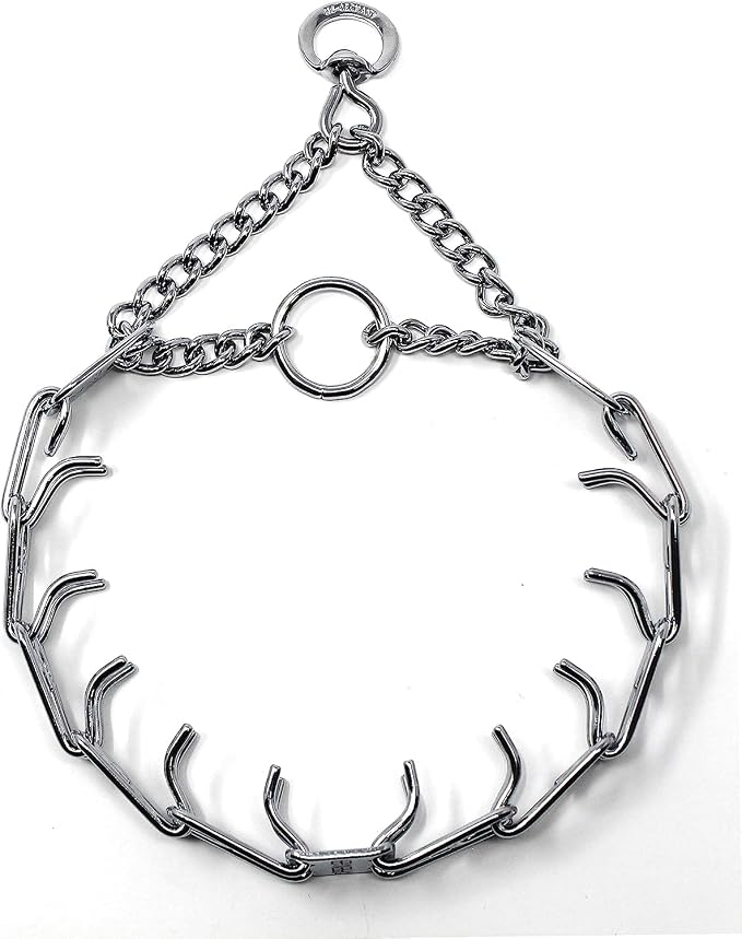Herm Sprenger Prong Dog Training Collar Ultra-Plus Chrome Plated Steel Pet by HERMSPRENGER
