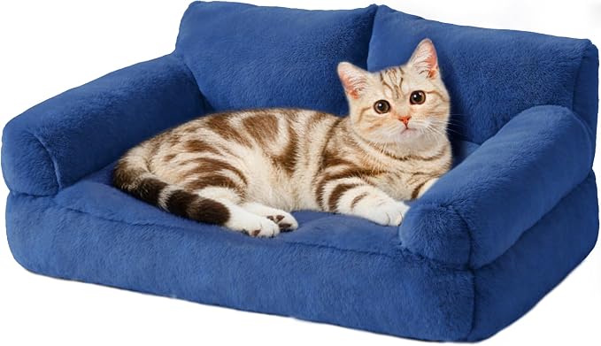 Cat Beds for Indoor Cats, Cat Couch Bed, Cute Cats Sofas for Pets, Small Dog by FURMORENE