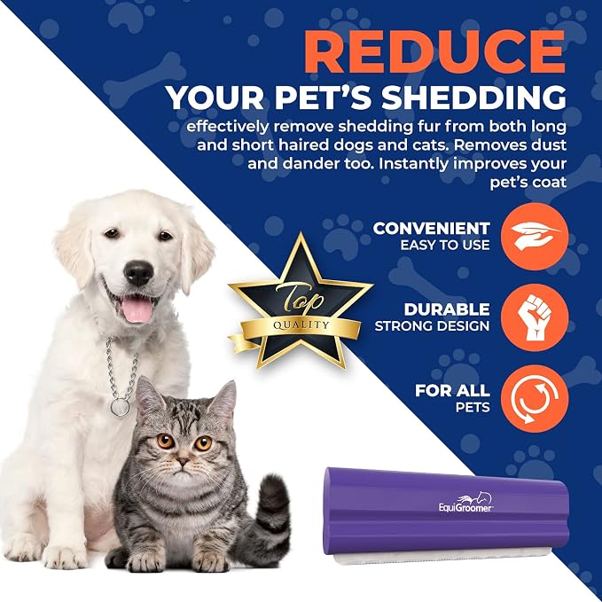 EasyGroomer Deshedding Brush for Dogs & Cats – Undercoat Grooming Tool for - Image 5