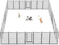 Dog Playpen 40 inch 30 Panels Indoor Outdoor Dog Pen by Jhsomdr