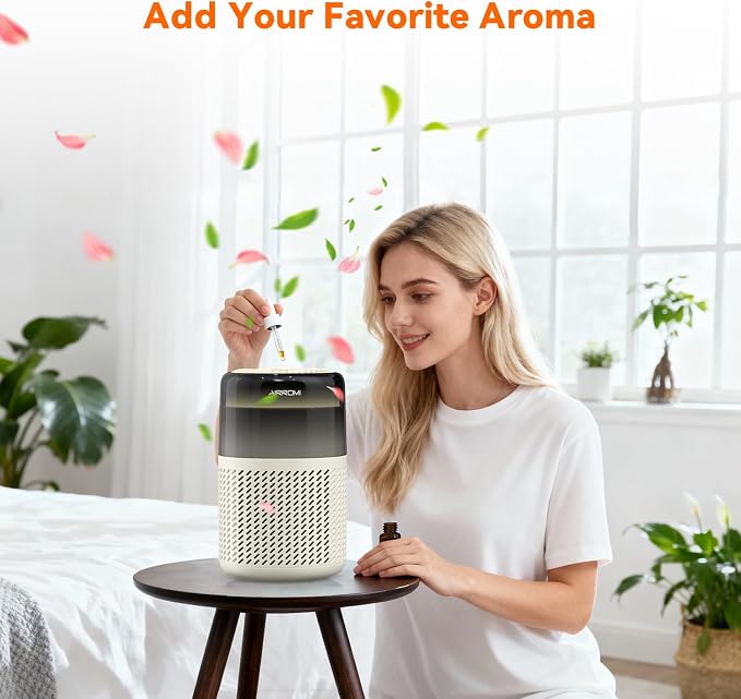 AIRROMI HEPA Air Purifier for Bedroom&Home, Pet Air Purifier for Home Pets - Image 6