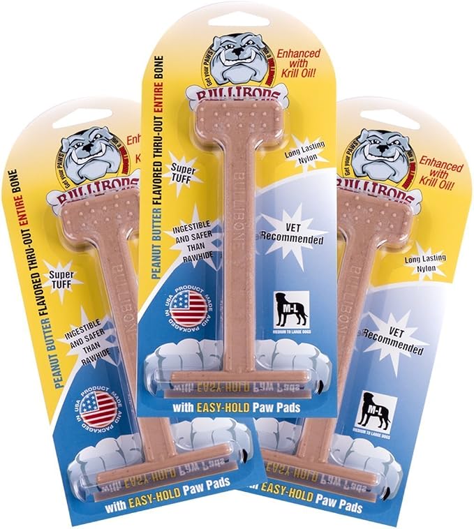 Bullibone Nylon Dog Chew Toy for Aggressive Chewers by Bullibone+Pet+Products+LLC