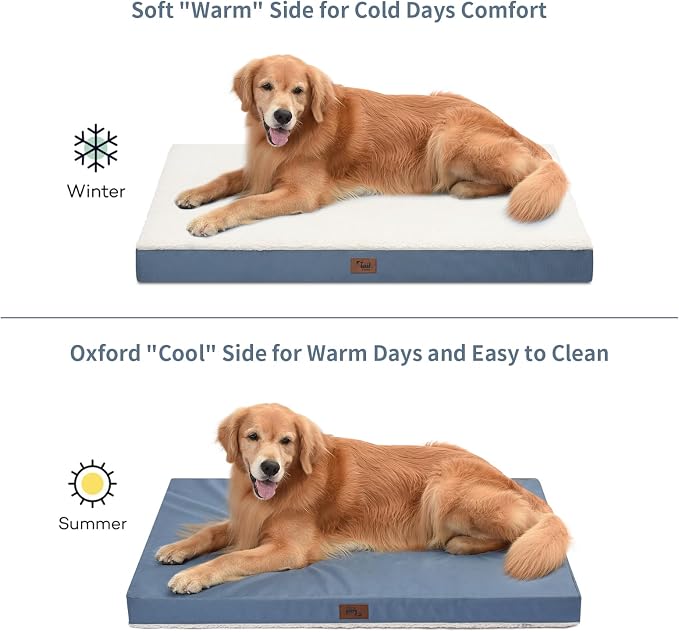 Dog Beds for Large Dogs, Comfort Orthopedic Dog Bed for Extra Large Dogs - Image 2