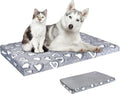 VANKEAN Dog Crate Mat Reversible Cool and Warm, Stylish Dog Bed by VANKEAN