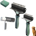 3-in-1 Deshedding Dog Brush, Deshedding Dog Grooming Brush & Undercoat Rake by Unknown