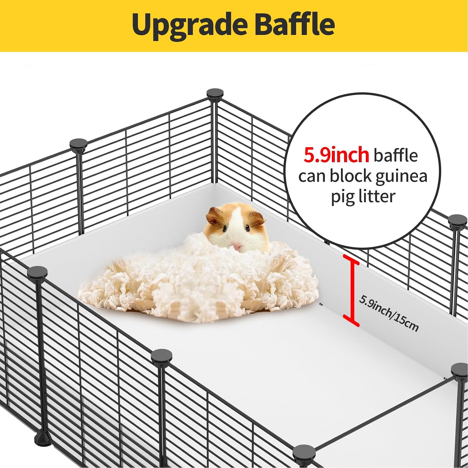Oneluck Guinea Pig Cage with Waterproof Plastic Bottom - GlobalHabitat Supply
