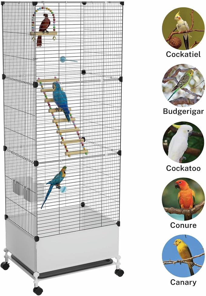 Extra Large Bird Cage, Wide Birdcage - Image 5