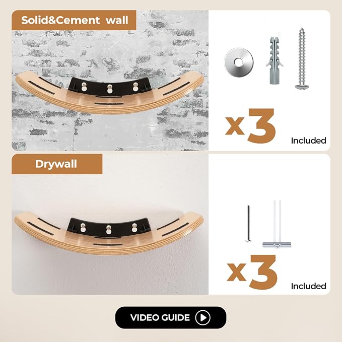 Cat Wall Shelves for Cat Wall Steps, Wooden Floating Modern Mounted Space - Image 6
