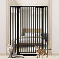 51'' Extra Tall Cat Gate for Doorways Hallways 30-40.9'' Wide, Pressure Mounted by Amibud