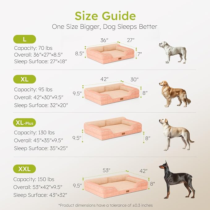 Jumbo Dog Bed for Extra Large Dogs, Orthopedic Dog Bed - Image 8