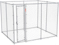Lucky Dog 10' x 10' x 6' Heavy Duty Outdoor Welded Galvanized Steel Chain Link by LuckyDog