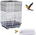 Bird Cage Seed Catcher, Seed Catcher Guard Net Cover, Parrot Nylon Mesh Net by DECKALY