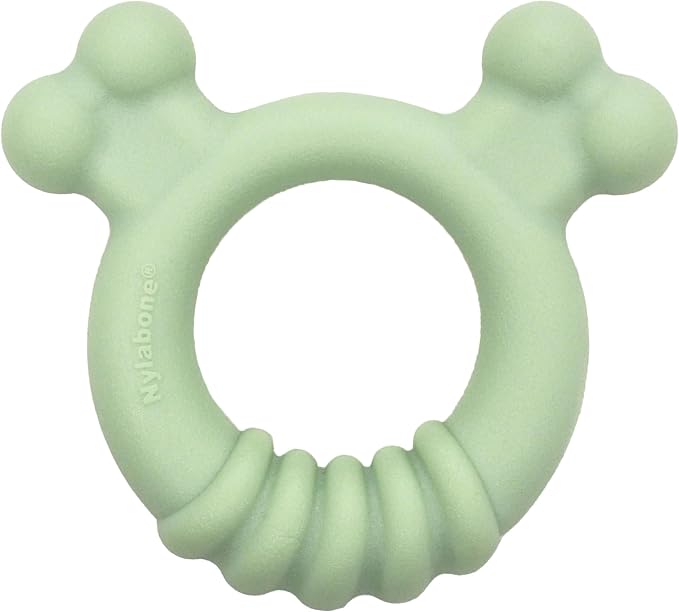 Nylabone Sensory Material Soothing Puppy Chew Toy Ring, Toys by Nylabone