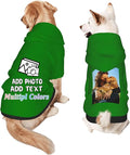 Custom Dog Hoodie Add Your Design Soft & Warm Personalized Photo Text Logo Name by Custom