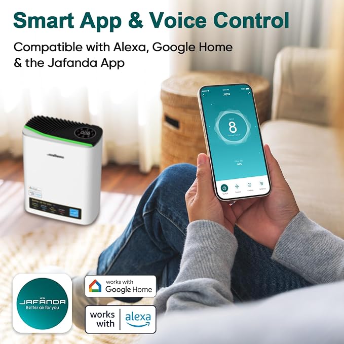 Smart WiFi HEPA Air Purifier for Home Large Room up to 1226 Ft², PM2.5 Display - Image 7