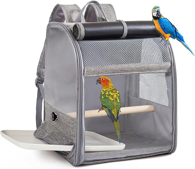 Durability Polyester Bird Travel Carriers Backpacks - Image 4