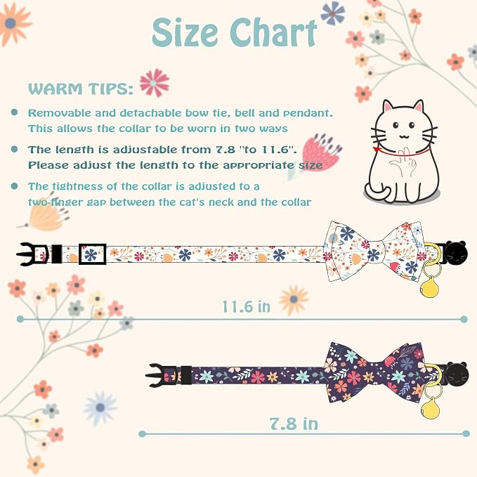 Flower Cat Collar Breakaway - Image 2