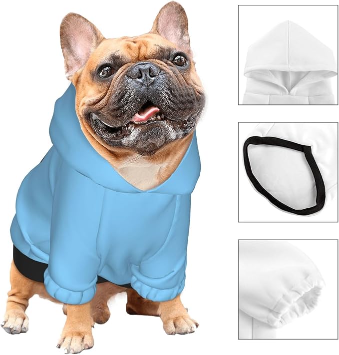 Custom Dog Hoodie Soft Add Your Own Personalized Photo Text Name Logo Dog - Image 5